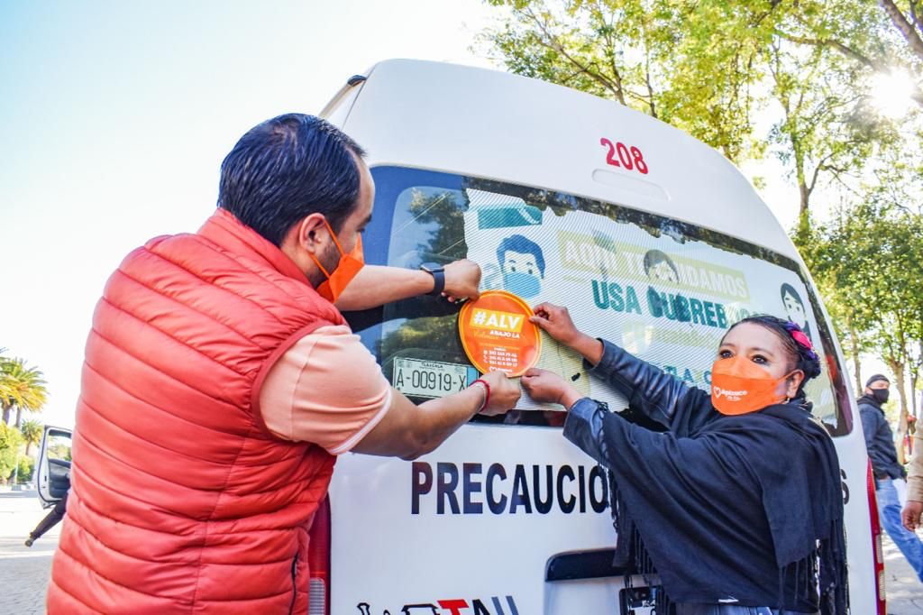 En Apizaco, si eres victima de acoso en el transporte público, llama a la Patrulla Naranja